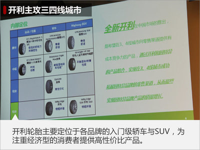 开利轮胎正式登陆中国 固特异渠道销售